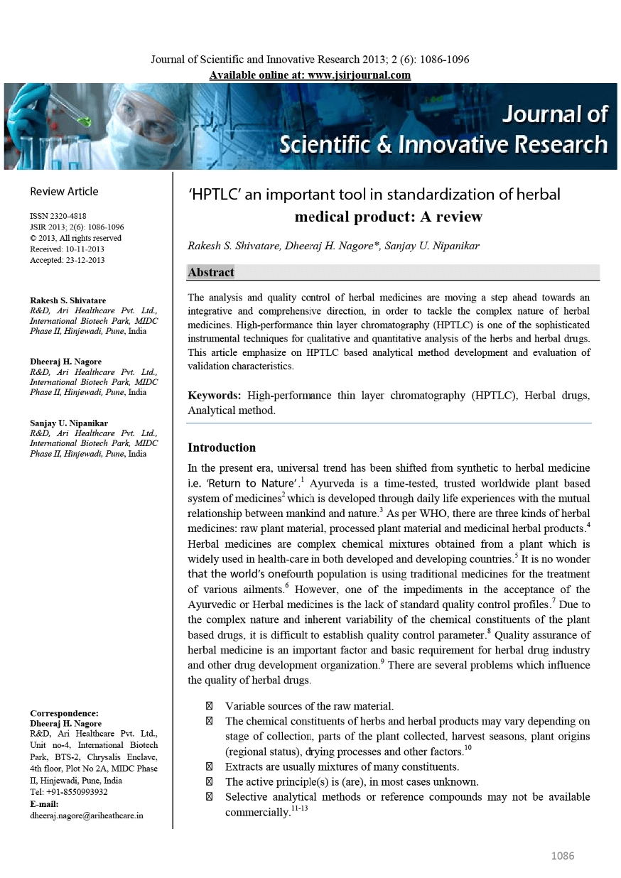 Journal of scientific and industrial research