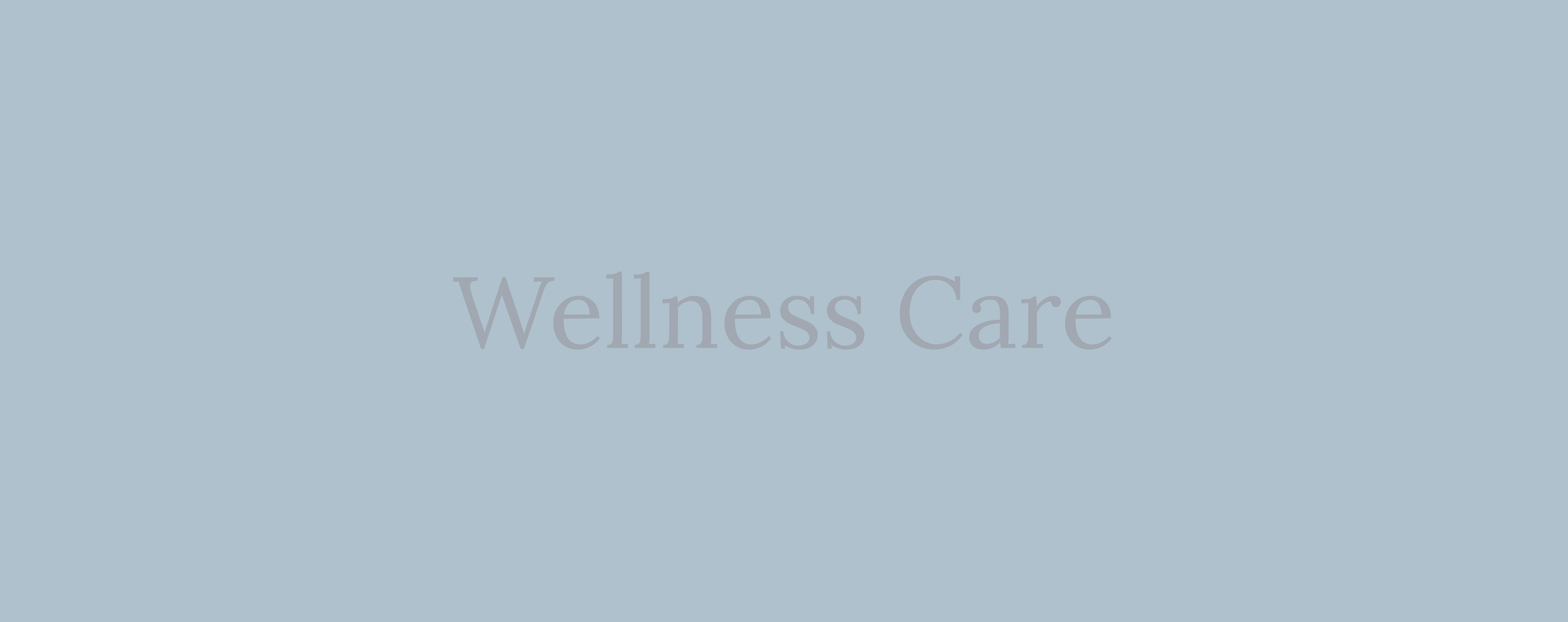 Wellness Care Title Image